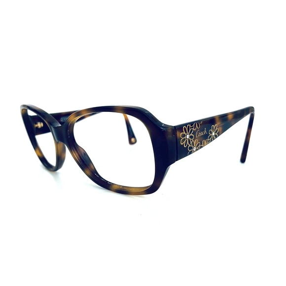 Coach Oval Tortoise Frame Glasses